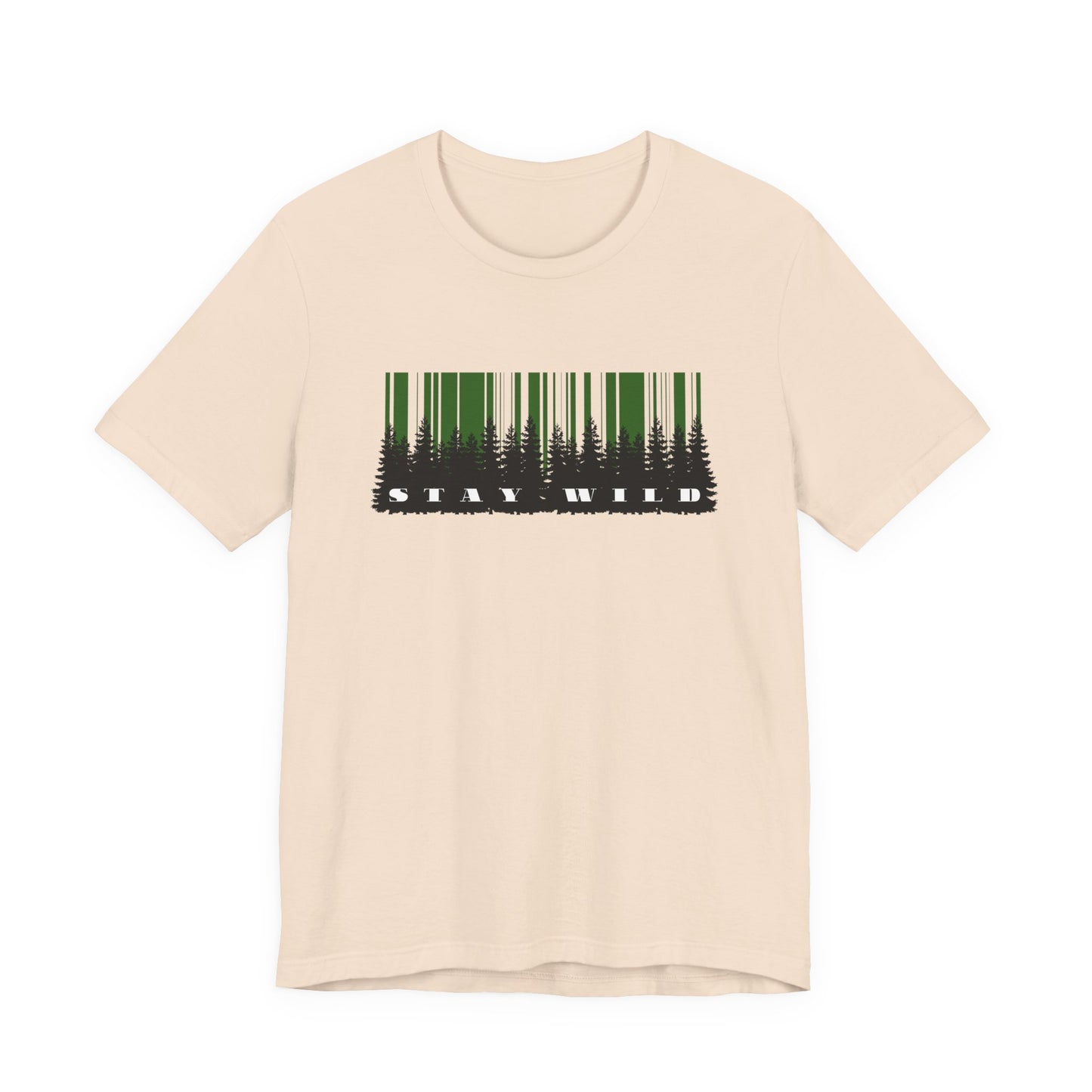 Stay Wild Forest Barcode Women's Tee