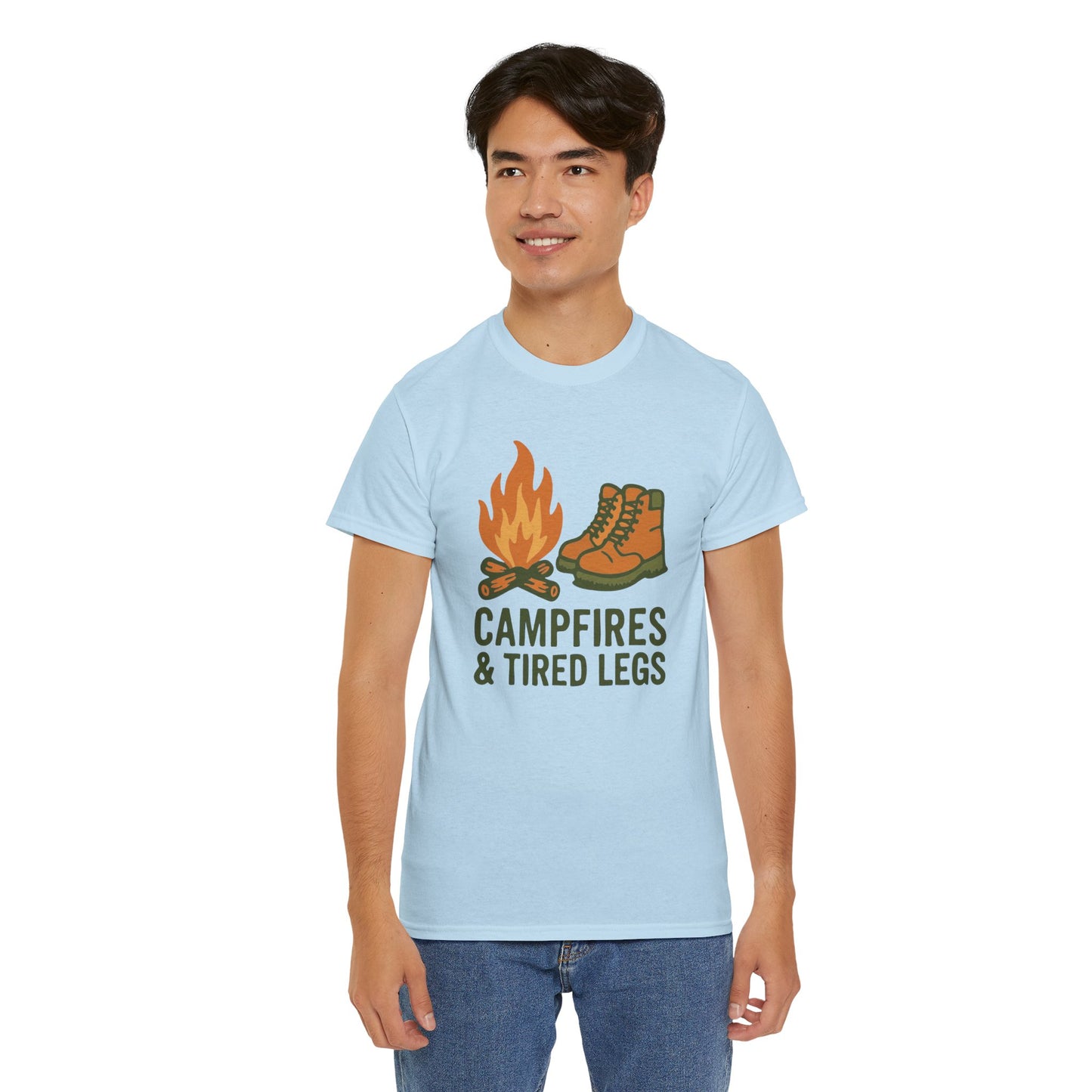 Campfires & Tired Legs Men's Hiker Tee