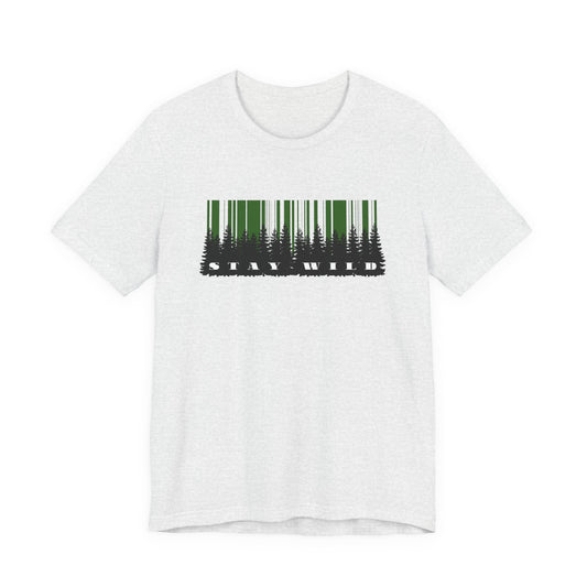 Stay Wild Forest Barcode Women's Tee
