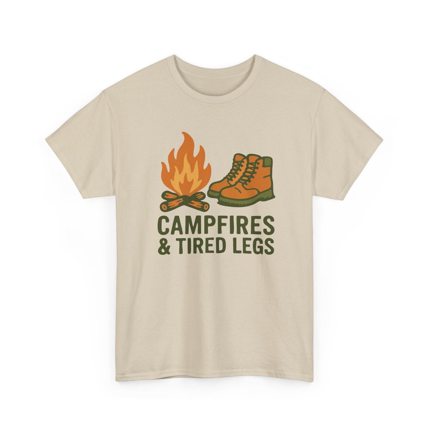 Campfires & Tired Legs Men's Hiker Tee
