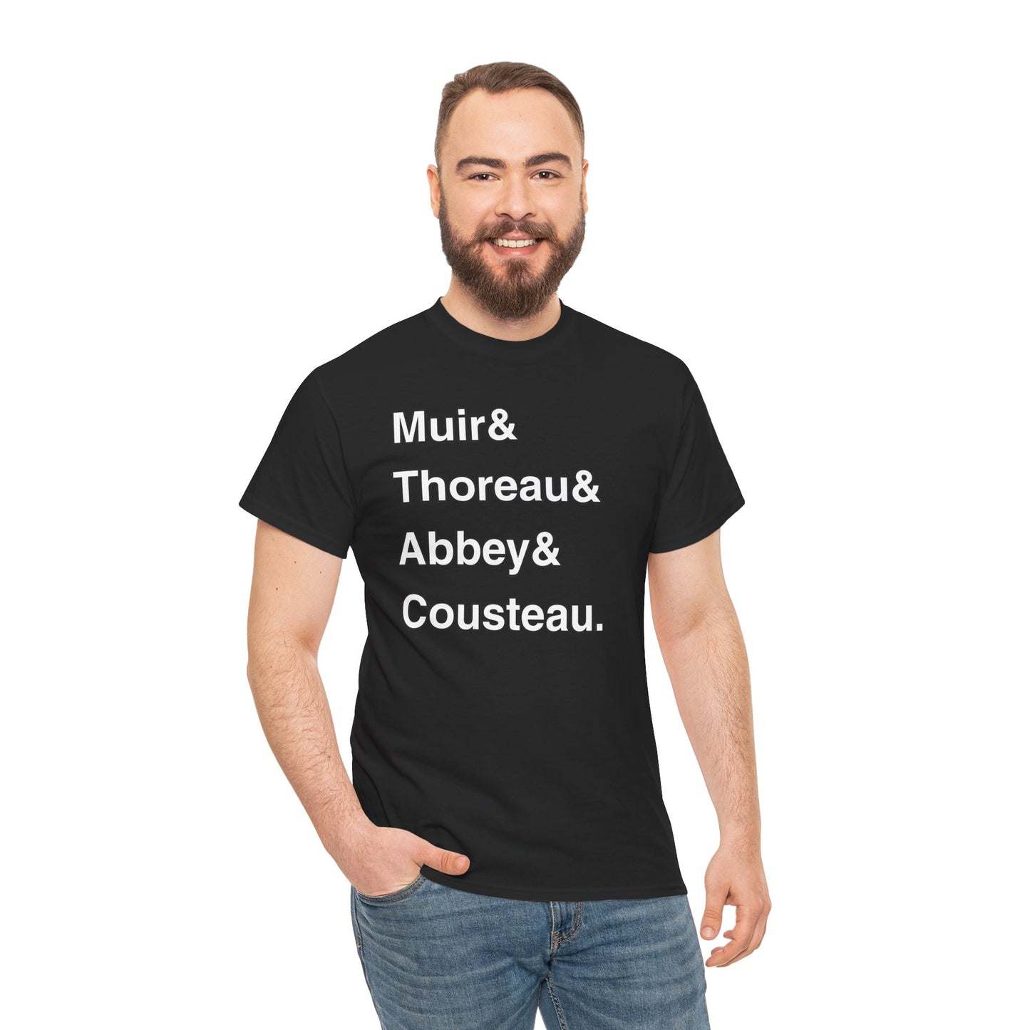 Muir Thoreau Abbey Cousteau Outdoor Legends Men's Tee