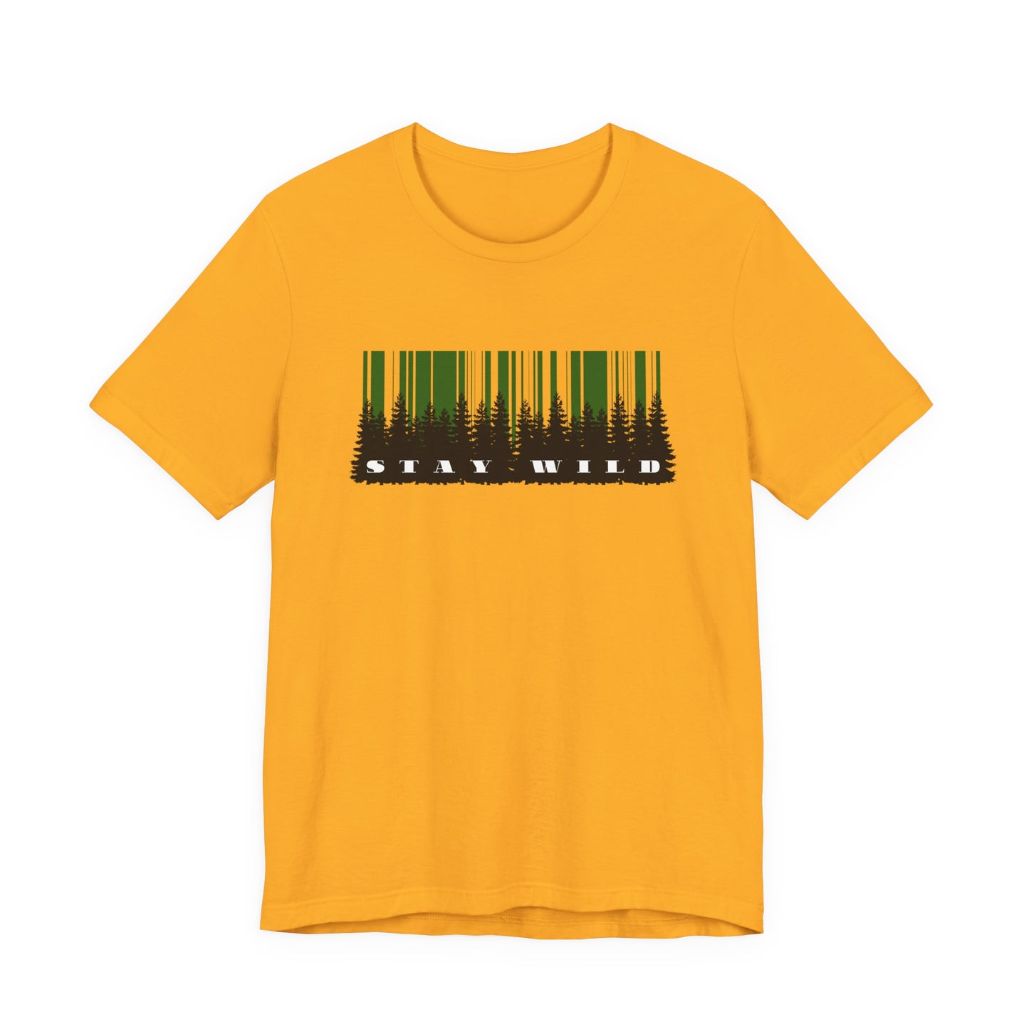 Stay Wild Forest Barcode Women's Tee
